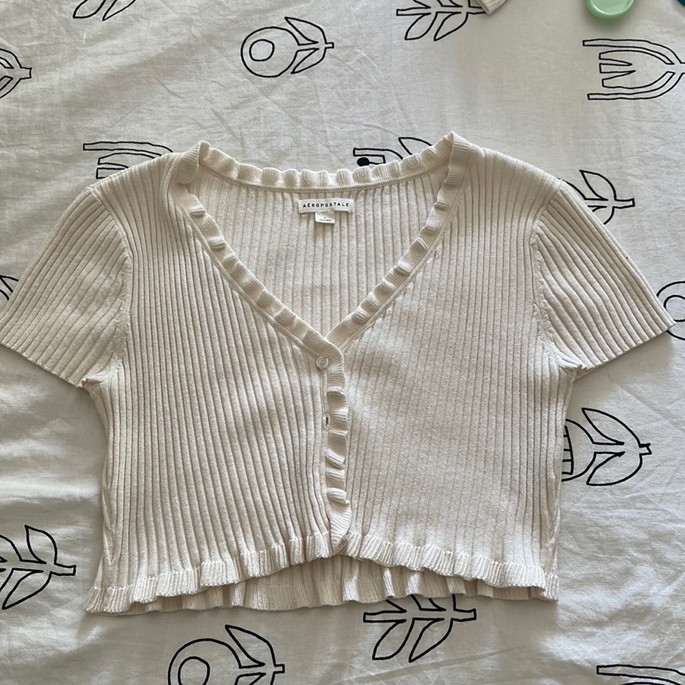 White/Cream shirt from Aeropostale!! Size Large.